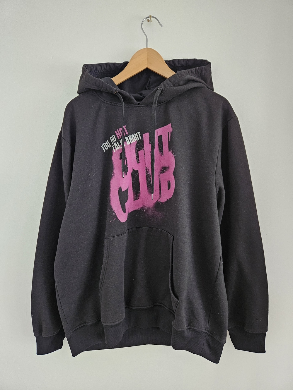 Fight Club Hoodie Mens Extra Large Movie Promo Sweatshirt
